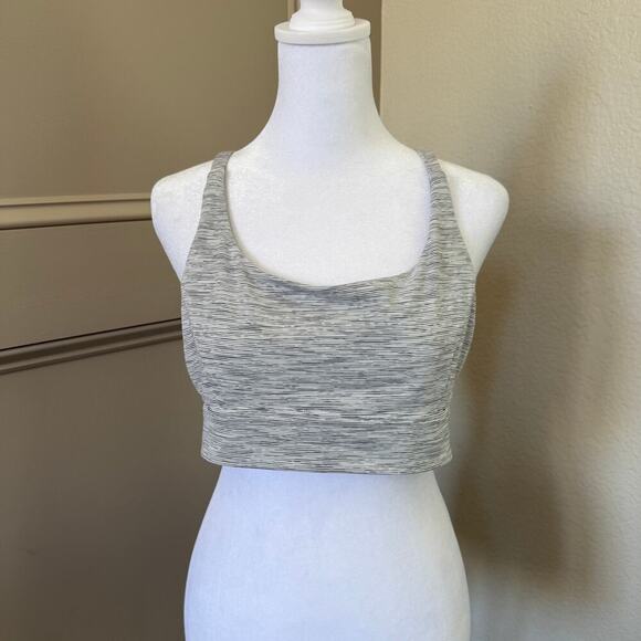 Lululemon Train Times Bra Wee Are From Space Ice Grey Alpine White/Ice Grey 12 - Picture 1 of 5